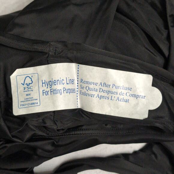 Andie Corsica One Piece Black Open Back Snap Closure Swimwear Bathing Suit S New - Picture 7 of 12